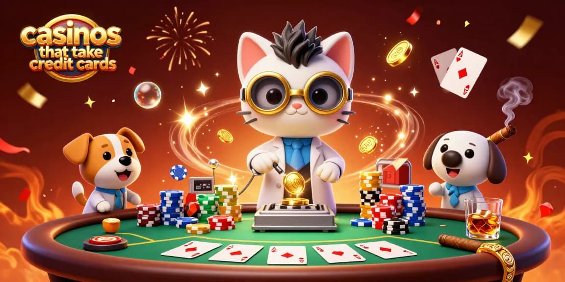Experience the thrill at casinos that take credit cards with dynamic action and vibrant scenes.