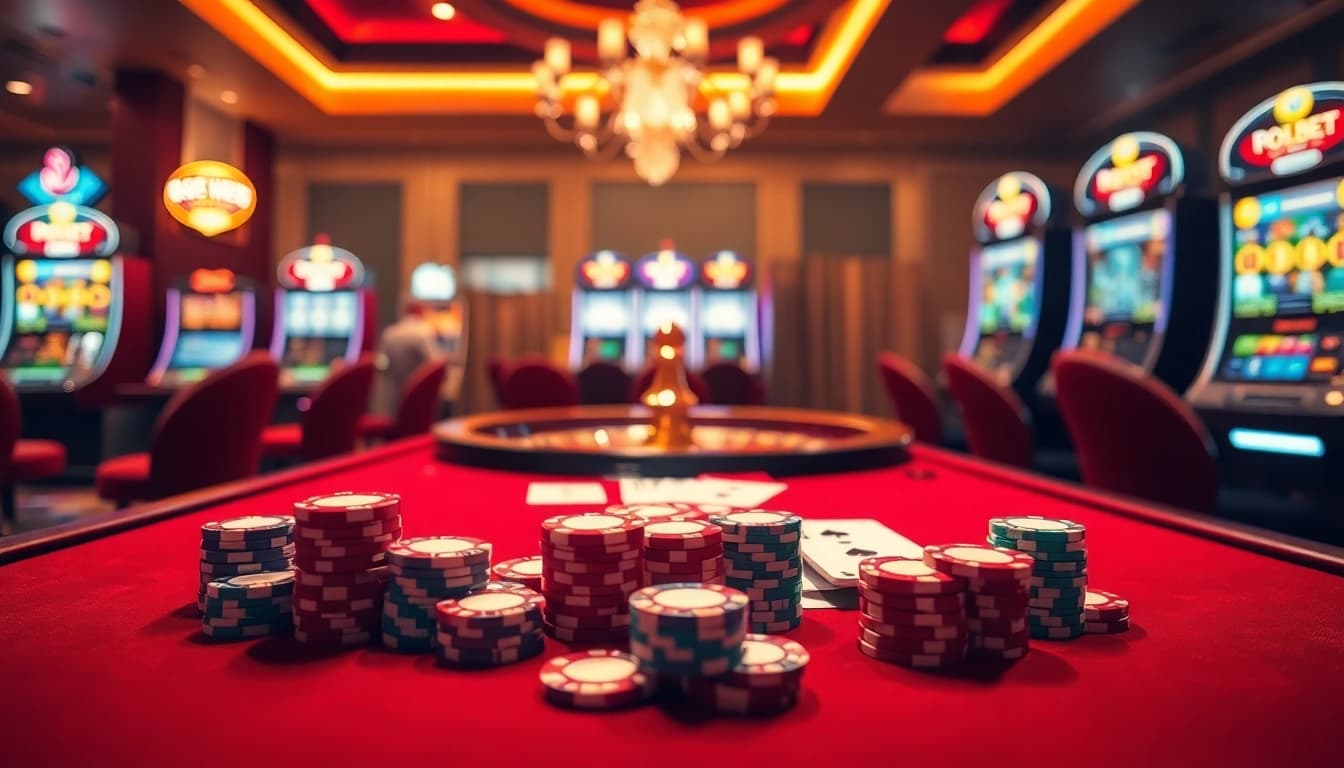 Engage in thrilling gameplay at 8kbet with vibrant casino tables and excitement.