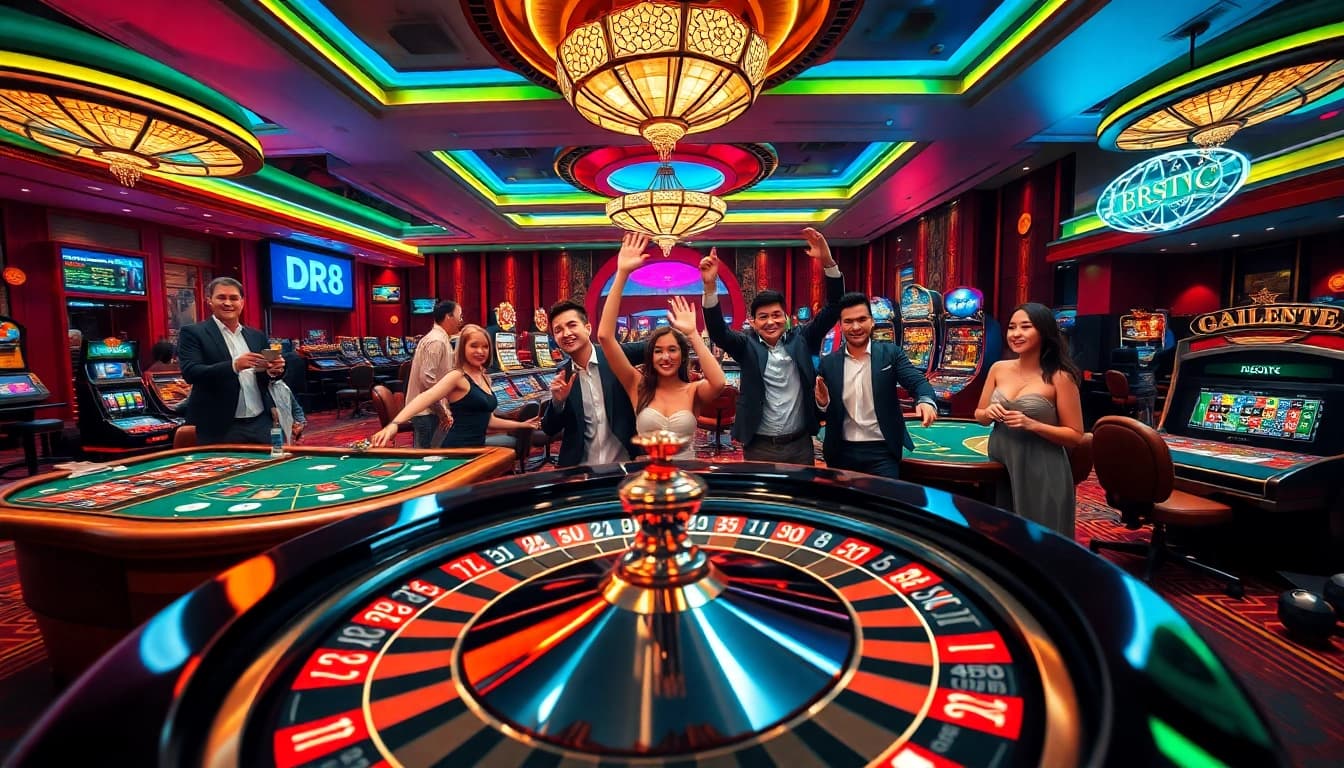 Tải DR88 to enjoy exciting casino games including poker, slots, and roulette.