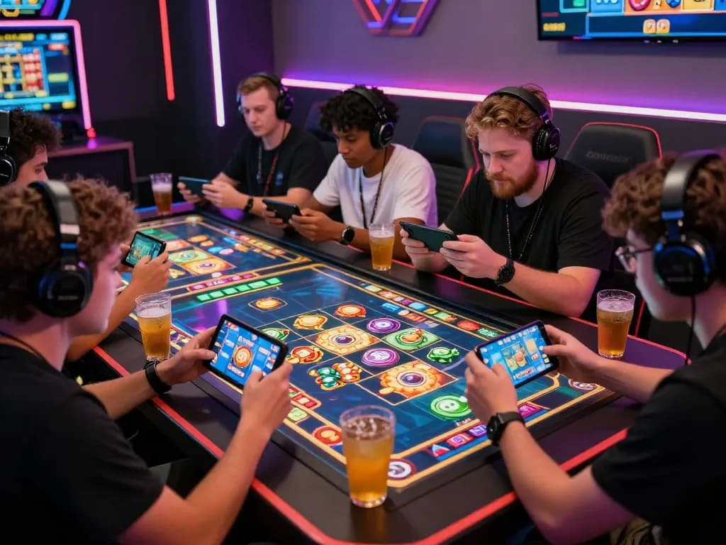 Exciting gaming event with players engaged in tante77 slot games