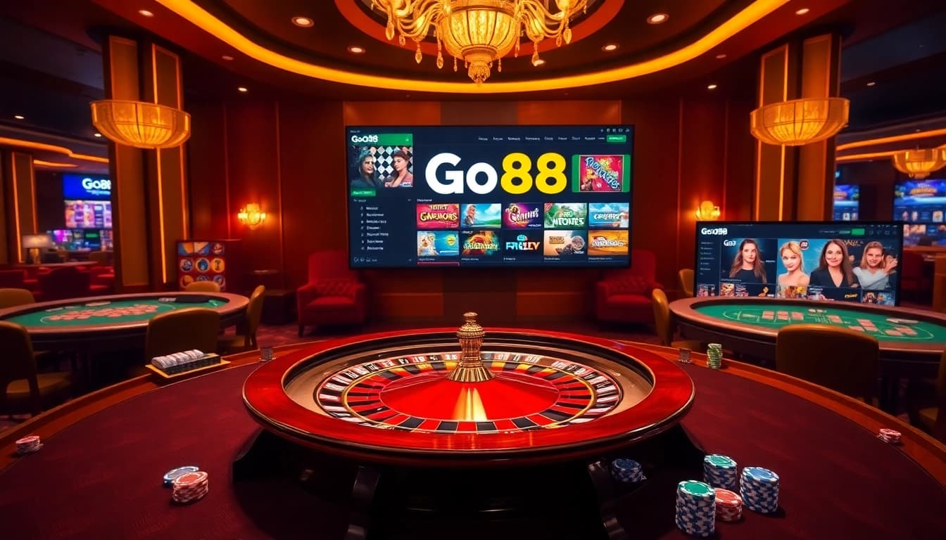 Experience the excitement of Go88 with vibrant casino games and luxury ambiance.
