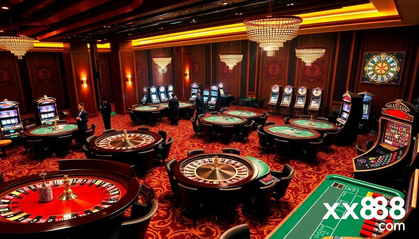 Experience the thrill of gaming at xx88 com with our vibrant casino atmosphere and top-notch gambling options.
