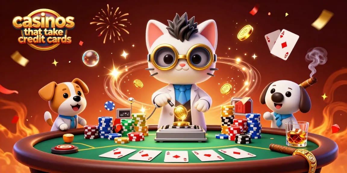 Experience the thrill at casinos that take credit cards with dynamic action and vibrant scenes.