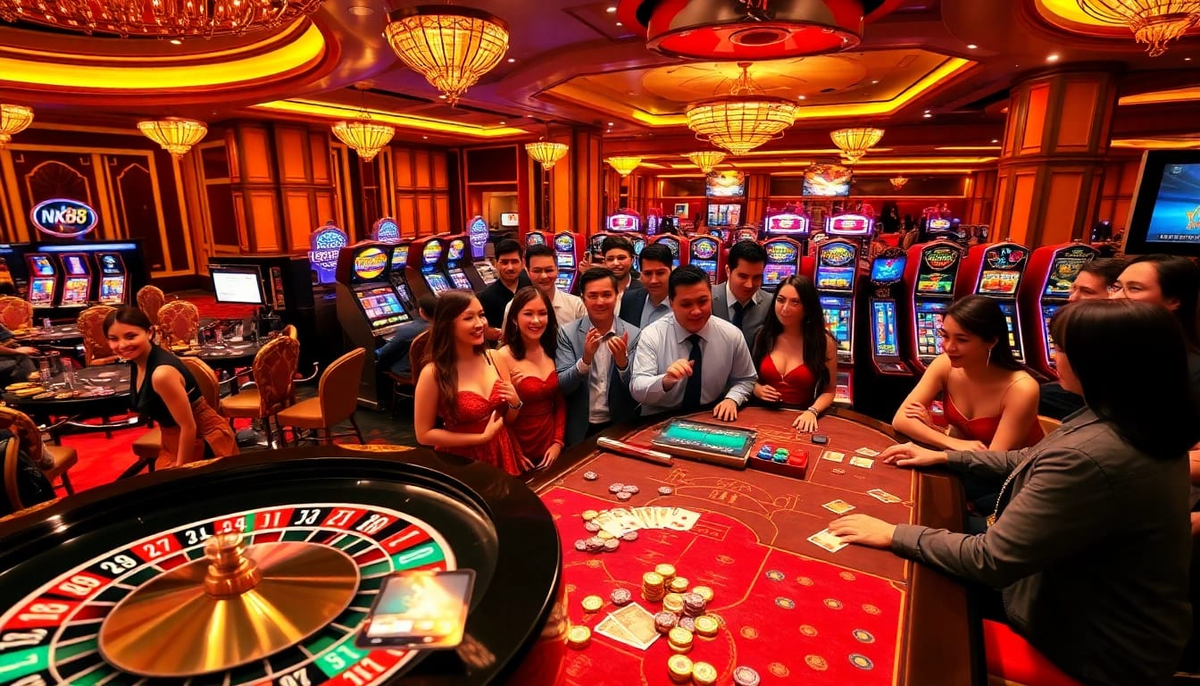 Experience nk88 with thrilling casino games and vibrant gambling scenes.