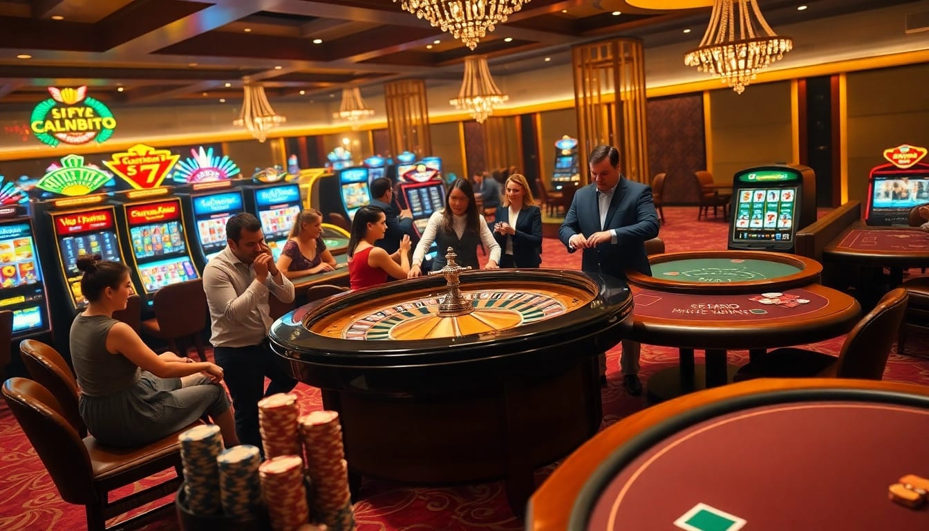 Experience thrilling gambling excitement at https://go88.fast/ with vibrant casino visuals featuring roulette and poker.