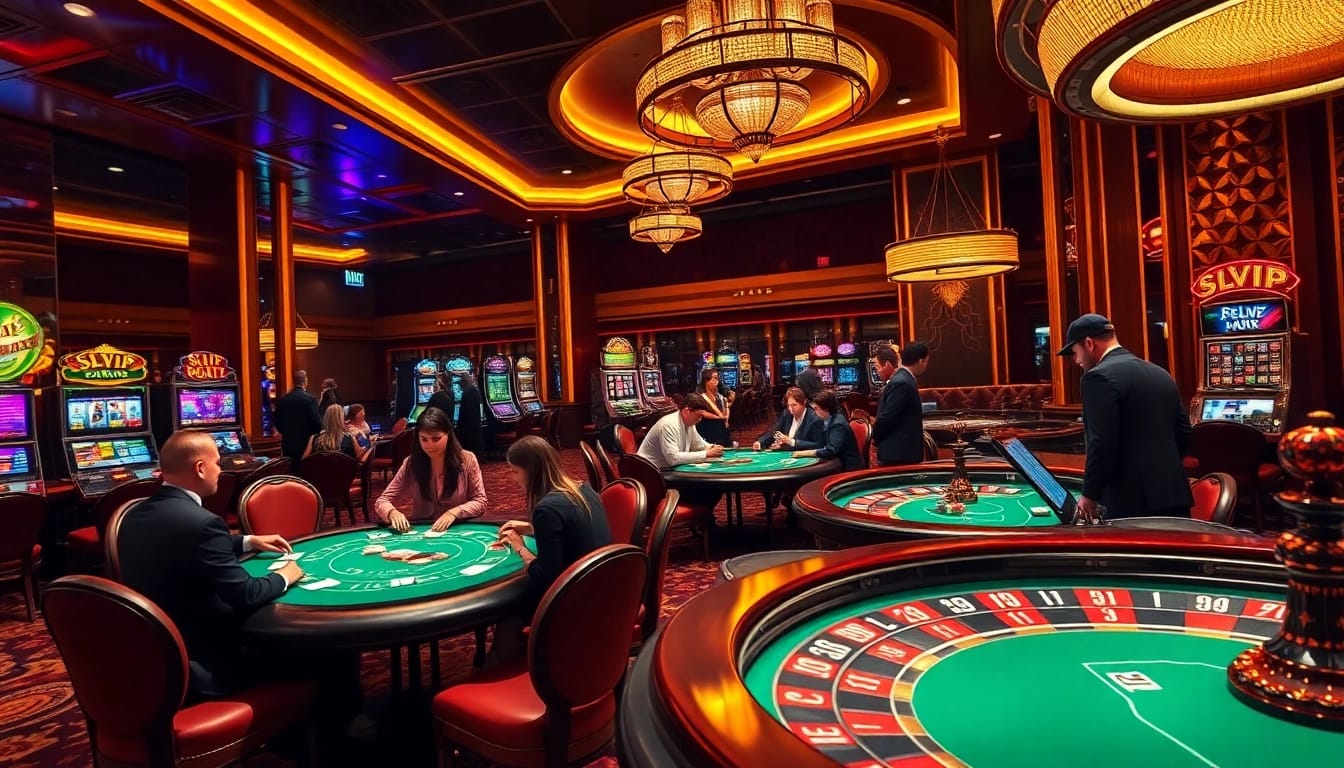 Join the excitement at https://slvip1.com.ph/ with thrilling casino games and vibrant gaming atmosphere.