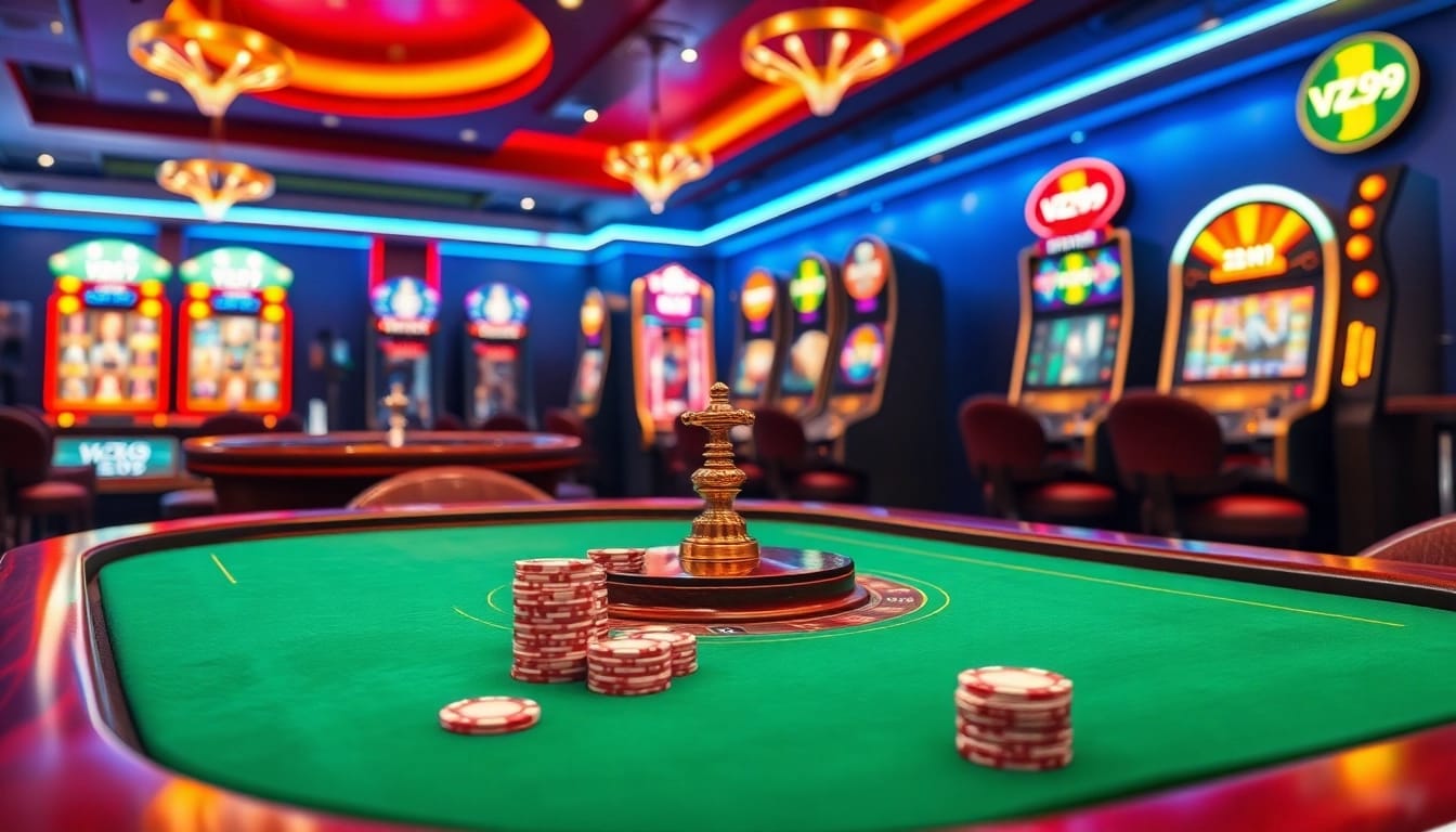 Experience thrilling betting moments at VZ99 with premier online casino games and poker tables.