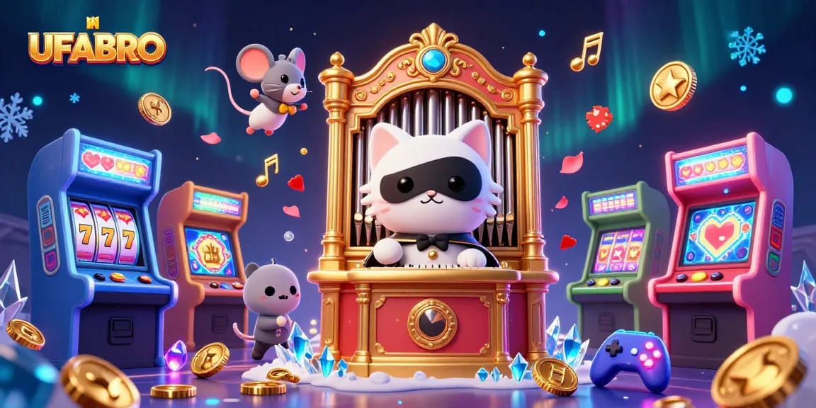 Experience thrilling gameplay with UFABRO's vibrant casino adventure featuring engaging characters and dynamic elements.