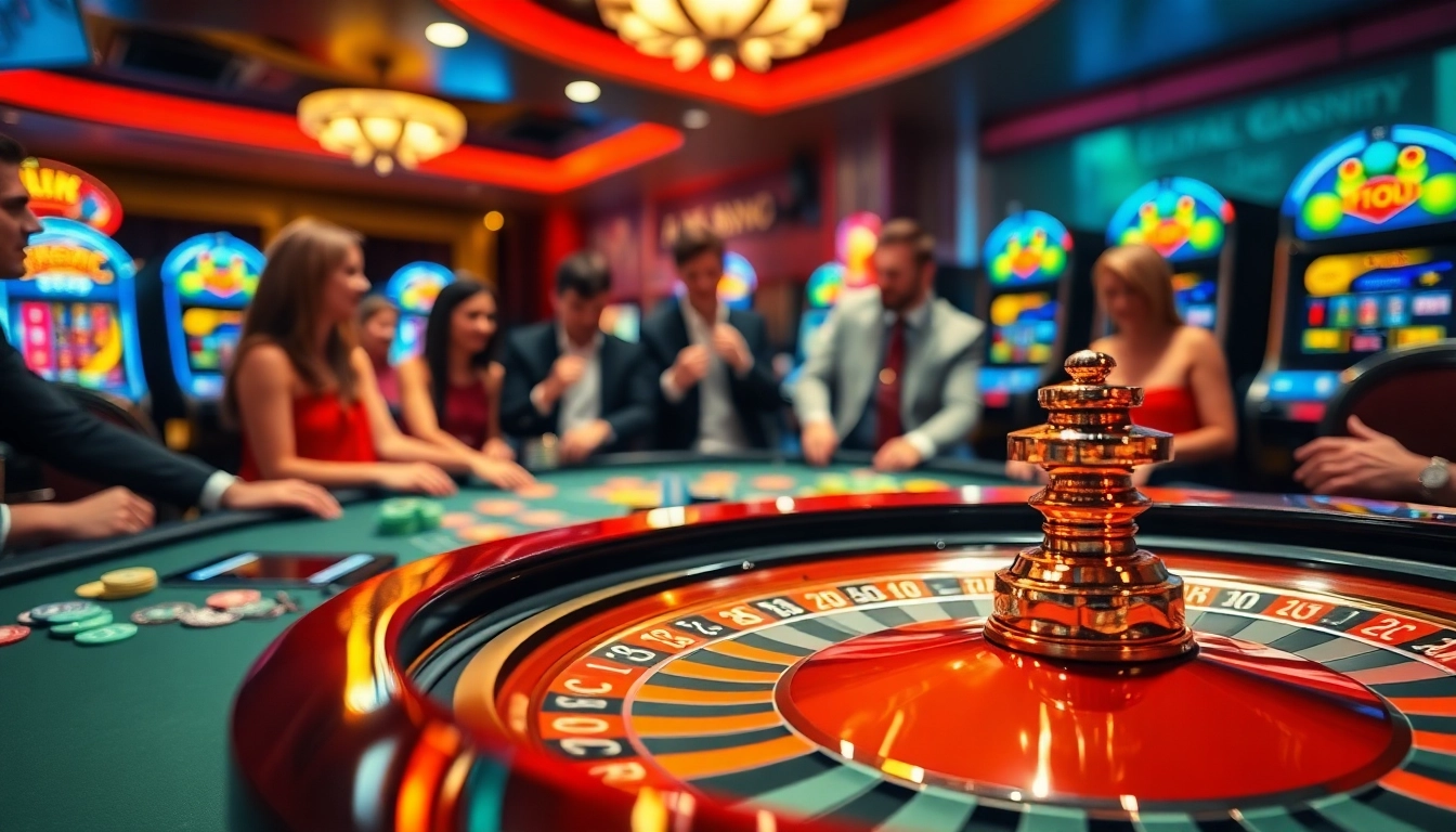 Menggoda pemain dengan imajinasi arushoki di meja roulette yang ramai dan penuh warna.