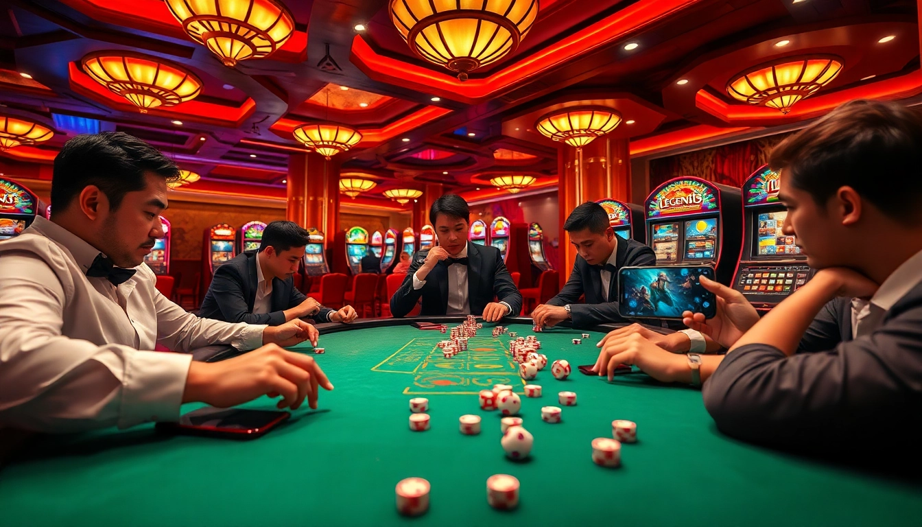 Experience the thrilling E1 Sport LoL มือถือ gaming action in a luxurious casino setting.
