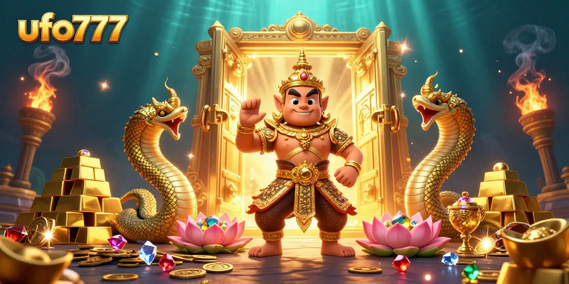 Win big at ufo777 with vibrant 3D illustrations showcasing treasures of a thrilling gaming experience.