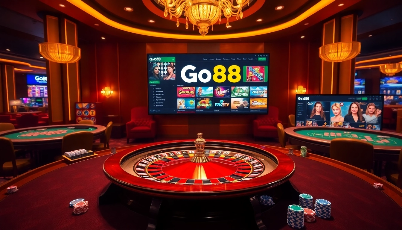 Experience the excitement of Go88 with vibrant casino games and luxury ambiance.