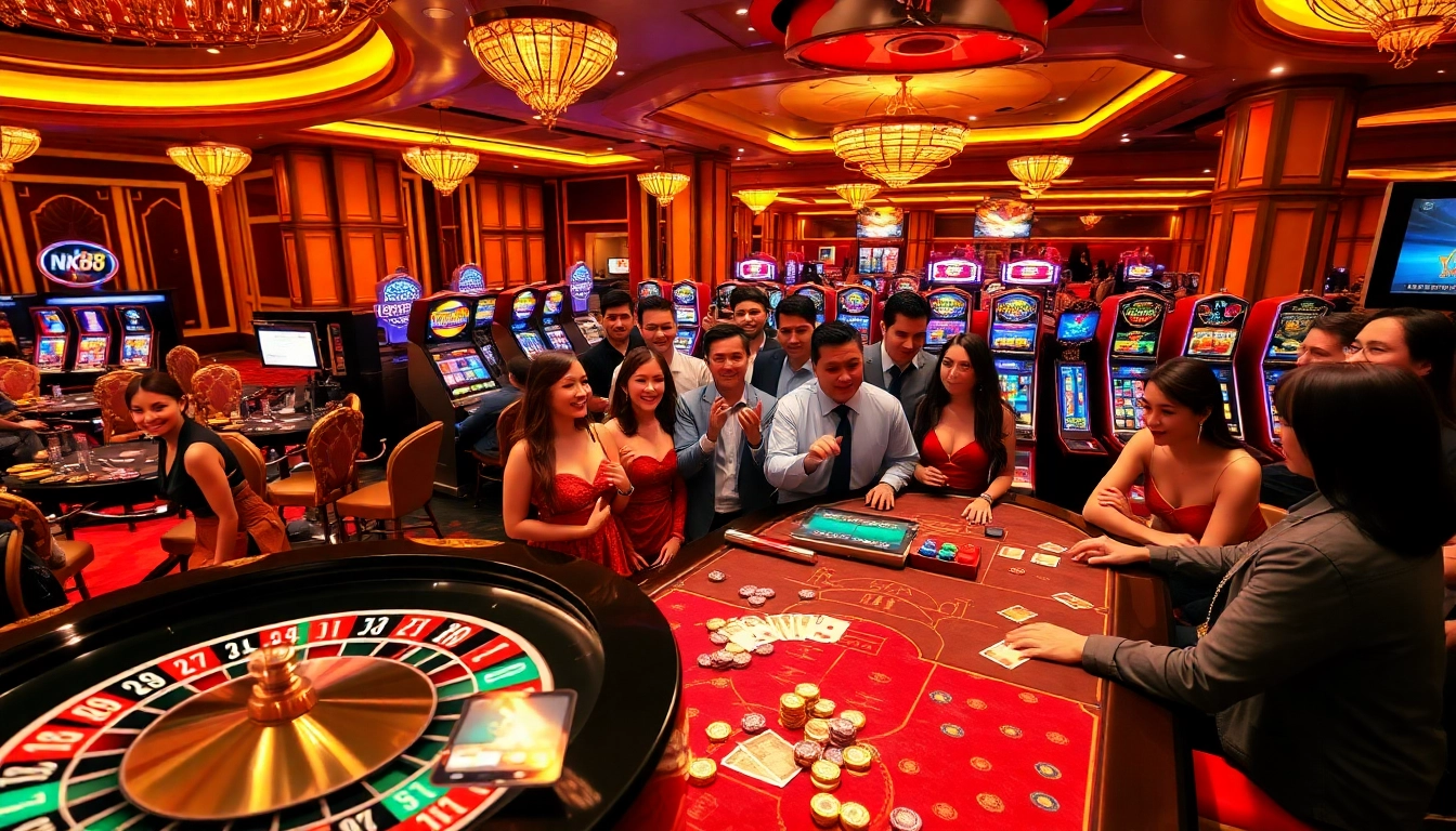 Experience nk88 with thrilling casino games and vibrant gambling scenes.