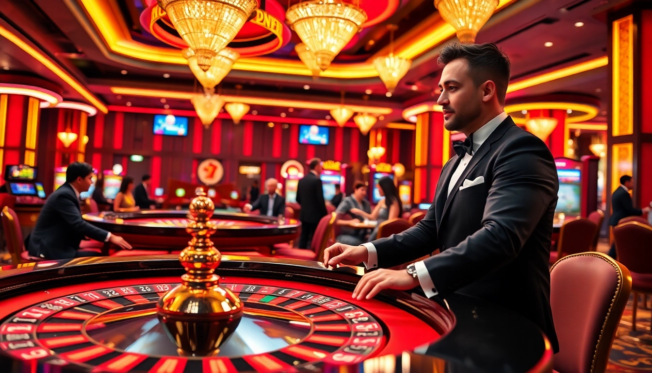 Mengalami keasyikan ARAHTOGEL di kasino dengan dealer profesional dan suasana berwarna cerah.