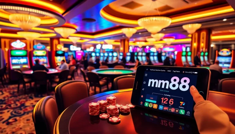 Experience the thrill of gambling at mm88 with vibrant casino games and exciting ambiance.