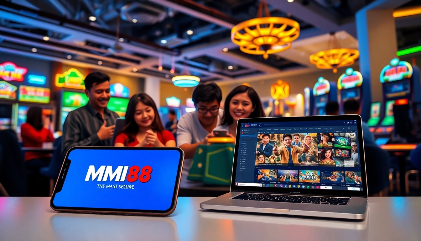 Exciting online casino experience with MM88 featuring diverse players and games.