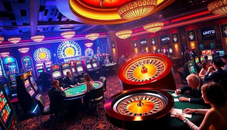 MM88 gamblers enjoy exciting casino games in a lively, vibrant atmosphere.