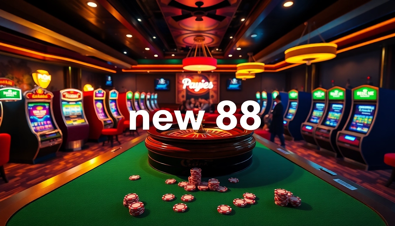 Experience the thrill of new 88 betting with vibrant casino games and inviting online interfaces.