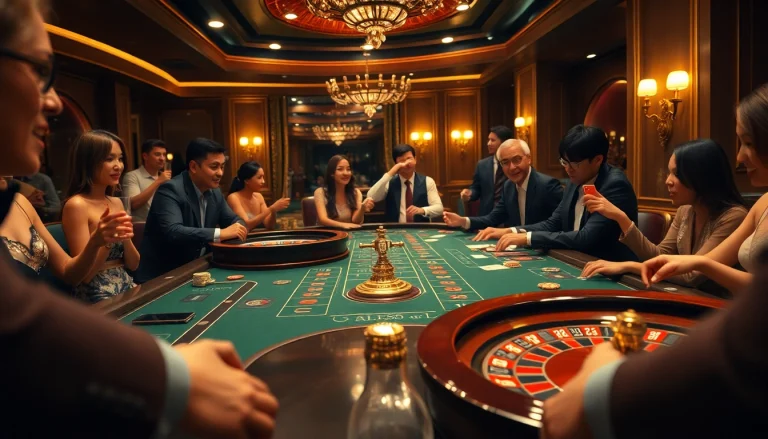 Experience the thrill of winning at BL555's luxurious casino table, featuring vibrant chips and cards.