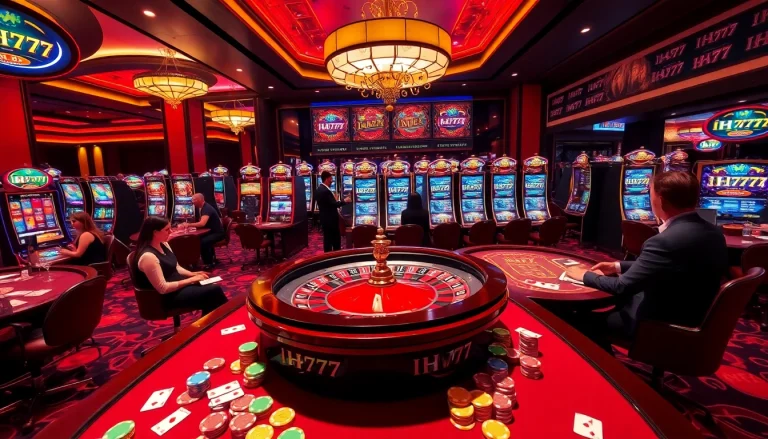 Experience high-stakes excitement at IH777 casino with vibrant slot machines and thrilling games.