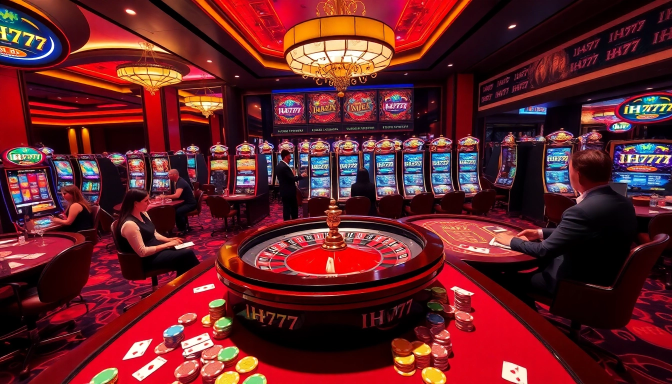 Experience high-stakes excitement at IH777 casino with vibrant slot machines and thrilling games.