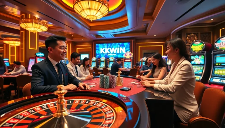 Experience thrilling gameplay at https://kkwin.co.com/ with vibrant casino tables, poker action, and jackpot excitement.