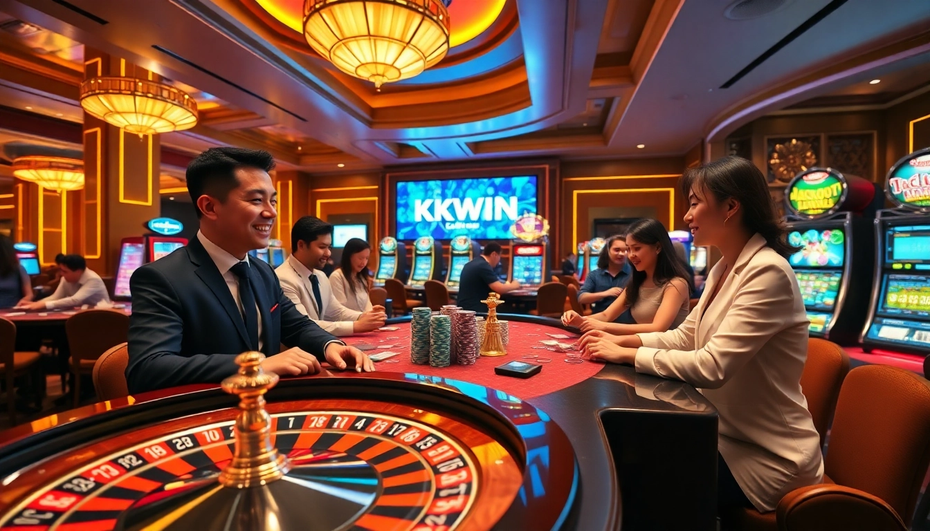 Experience thrilling gameplay at https://kkwin.co.com/ with vibrant casino tables, poker action, and jackpot excitement.