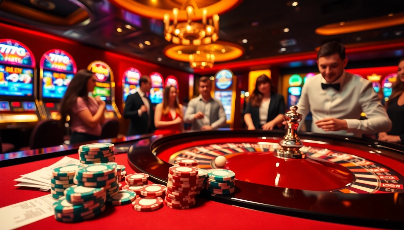 Experience the thrill of 777g with vibrant casino action, featuring roulette, poker chips, and betting excitement.