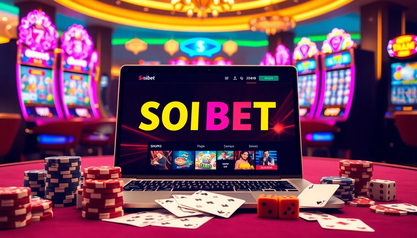 Experience winning strategies with SOIBET's engaging casino games, cards, and vibrant betting elements.