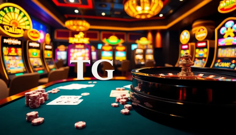 Experience the excitement of Nhà Cái TG88 with vibrant casino games and professional gaming tables.