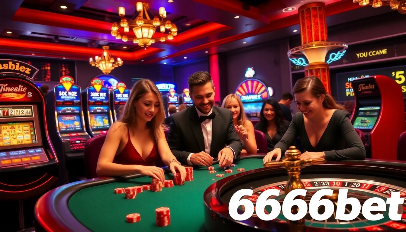 Experience the excitement of 6666bet with players enjoying thrilling casino games.