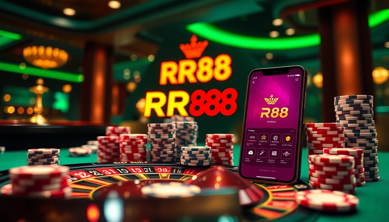 Experience thrilling online gaming at RR88 with a captivating casino atmosphere and dynamic roulette.