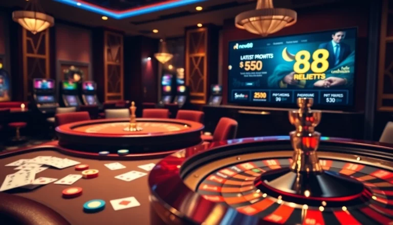 Experience the thrill of new88 com with dazzling casino games like roulette and poker.