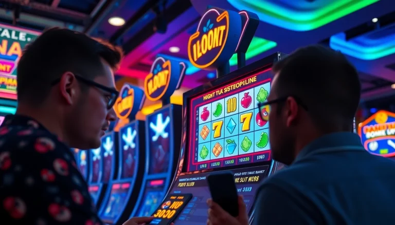 Experience the excitement of doaslot with vibrant digital slot machines and engaged players.