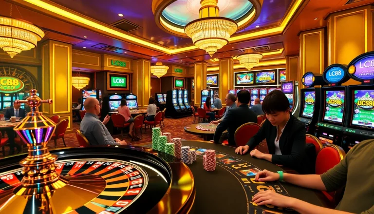 Experience the excitement of lc88 at a luxurious casino with vibrant games and thrilling jackpots.