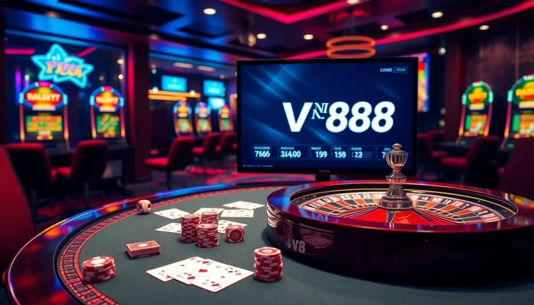 Experience thrilling gameplay at VN88 with exciting online casino elements and luxury design.