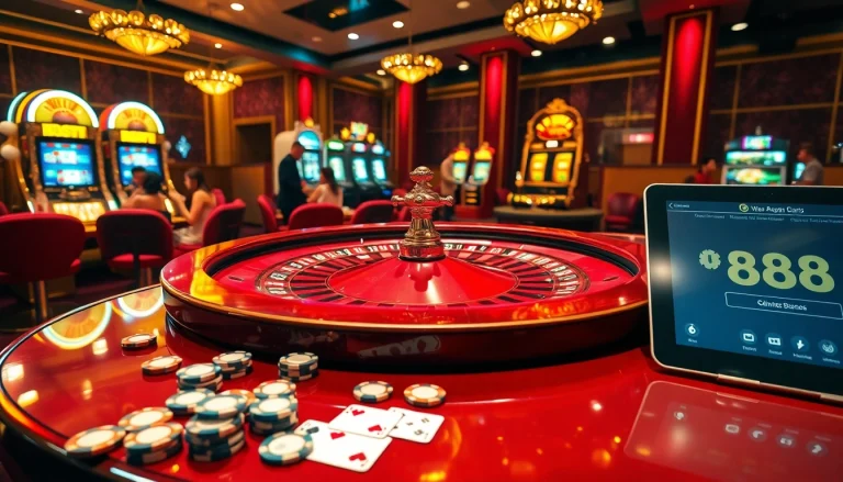 Experience thrilling gameplay at u 888 with vibrant casino tables and exciting games.