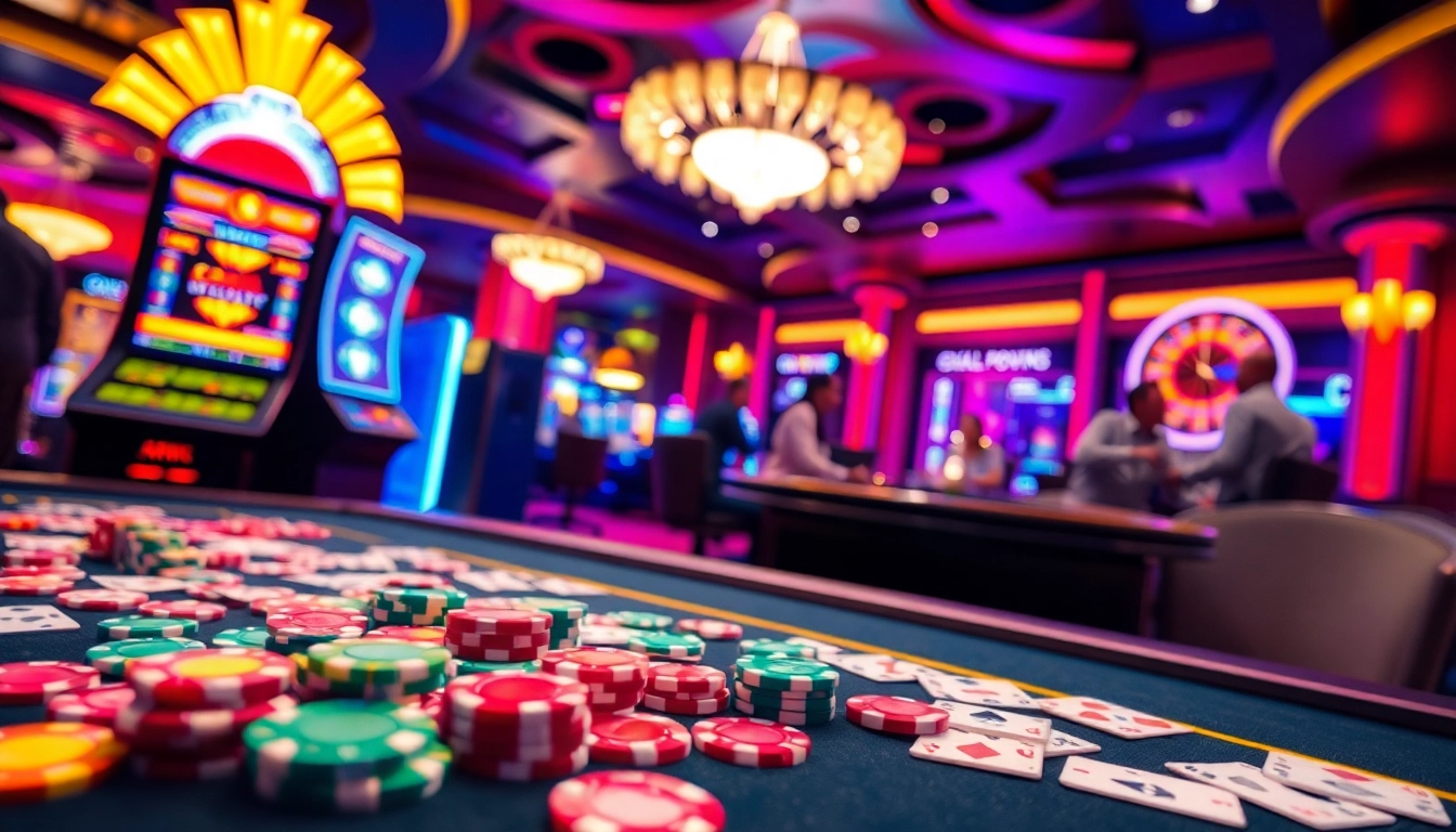 Players engage in intense gameplay at a luxurious casino table, showcasing the vibrant energy of 789F.
