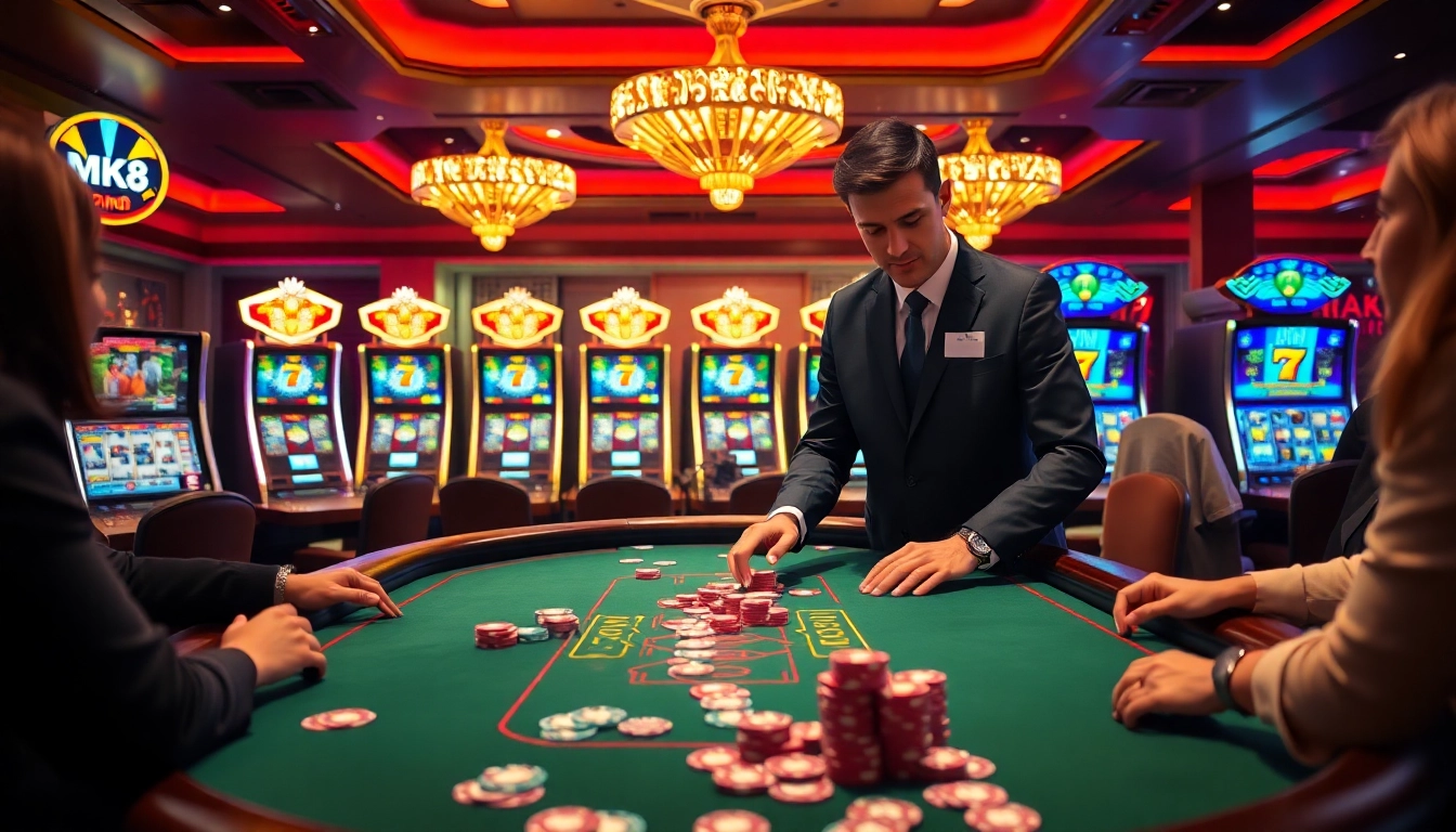 Engage in high-stakes poker action at MK8 online casino with vibrant gameplay and strategies.