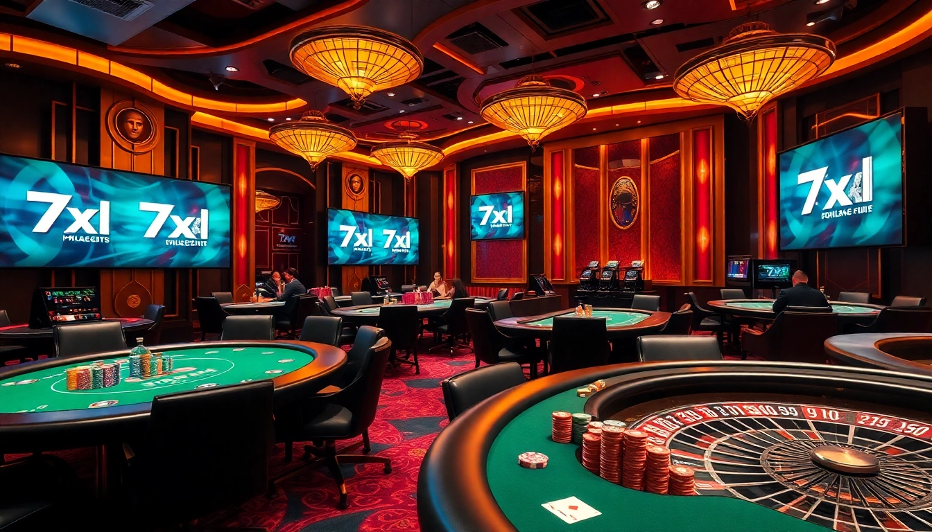 התחברו לפוקר מקוון מרגש עם 7xl להורדה, הכוללת שולחנות תוססים וצ'יפים בצבעים.
