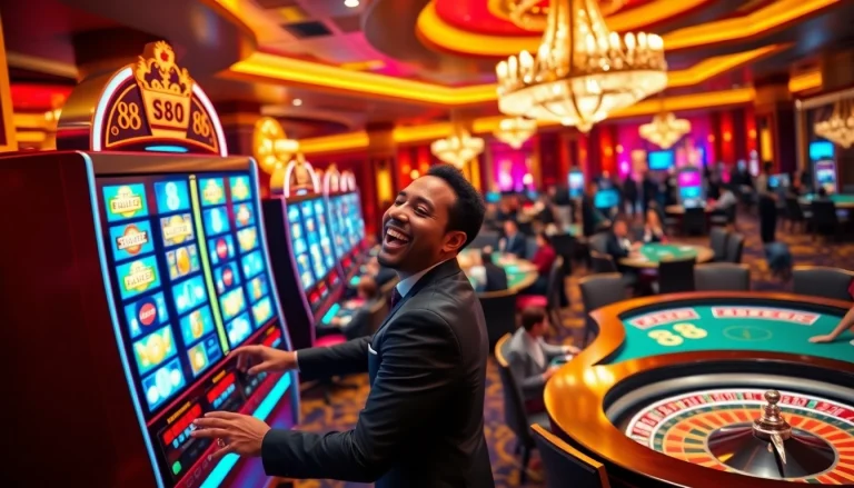 Experience the thrill of winning at slot88 with vibrant casino gaming action.