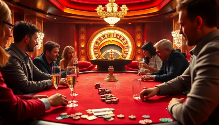 Experience the thrill of gambling at Hitclub with players engaged in an exciting poker game.