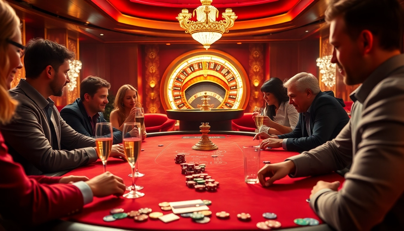 Experience the thrill of gambling at Hitclub with players engaged in an exciting poker game.