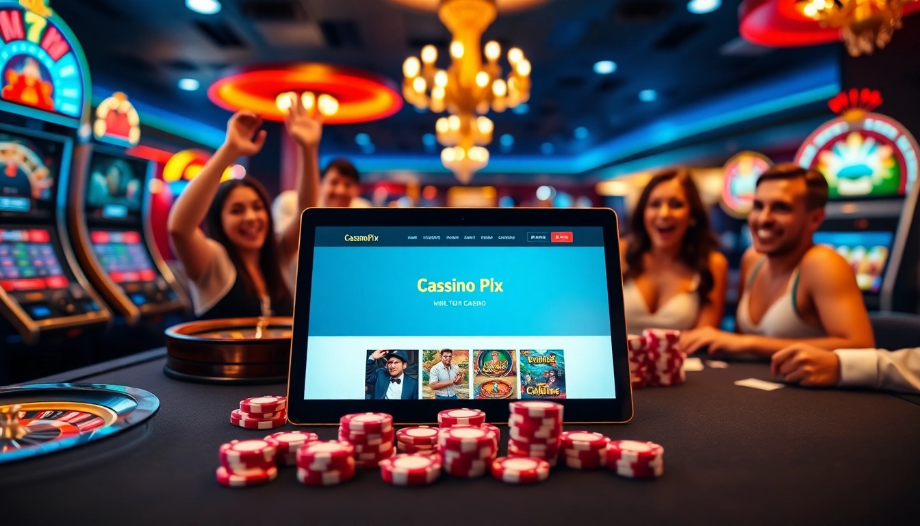 Cassino Pix offers vibrant online gambling experiences with exciting slot machines and roulette wheels.