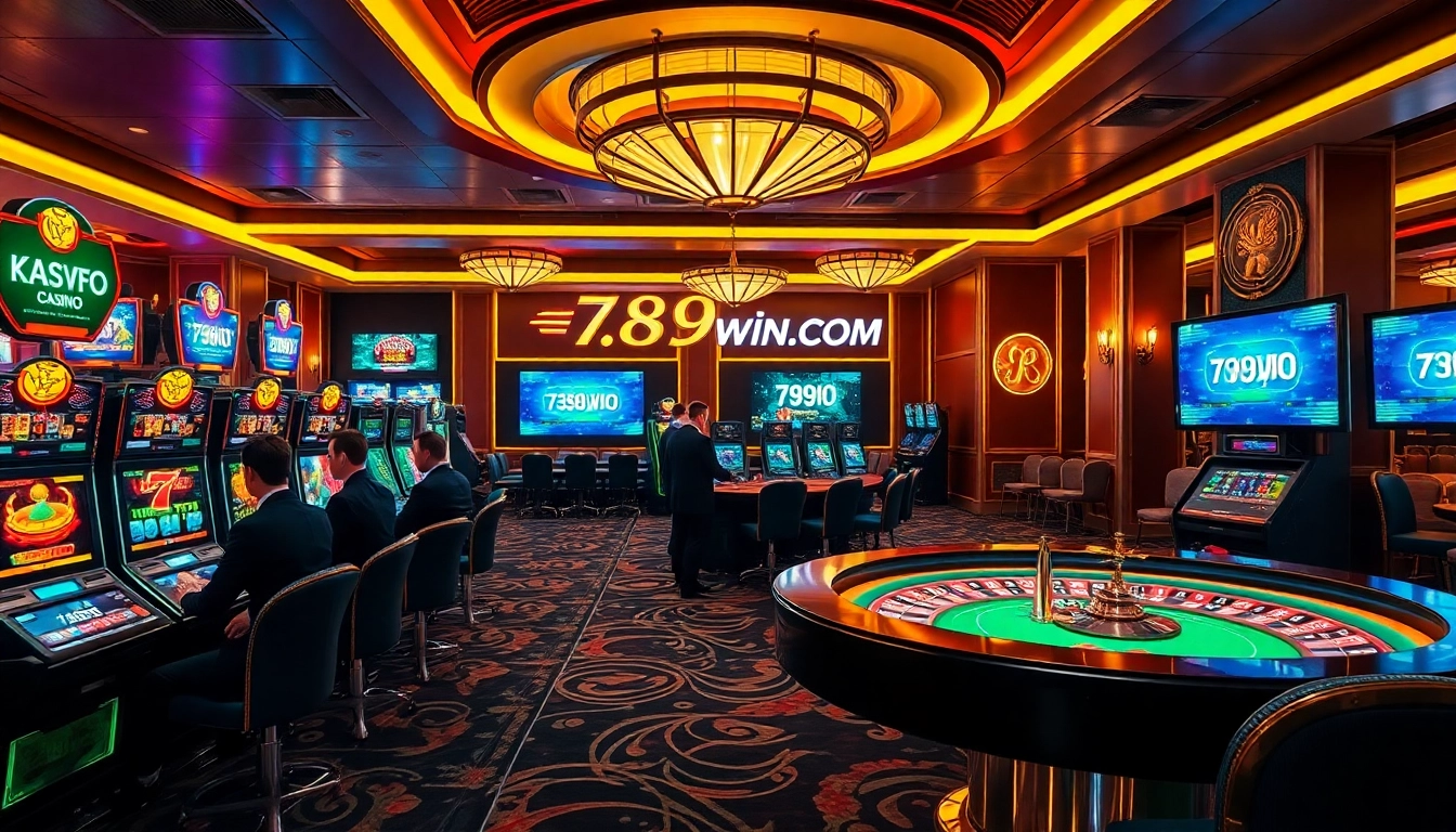 Engage with diverse casino games at 789win com featuring vibrant machines and exciting tables.