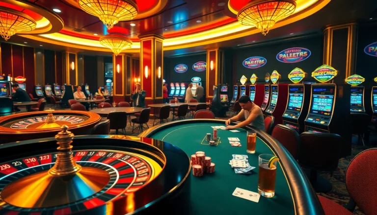 Experience thrilling games at https://1haywin.us.com/ featuring poker tables, roulette, and vibrant slot machines.