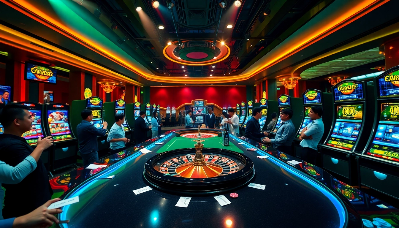 Experience thrilling wins with apiraja88 at this vibrant casino gaming table.