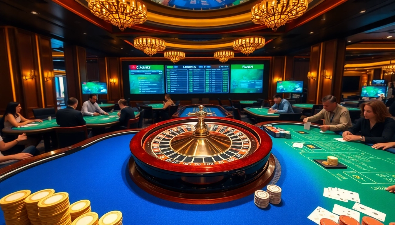 Experience thrilling betting activities at https://soibet.vision/ with an engaging casino scene and luxurious atmosphere.
