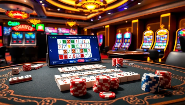 התחברו לרמיקוב אונליין עם אריחים צבעוניים ושטרות פוקר באווירת קזינו יוקרתית.