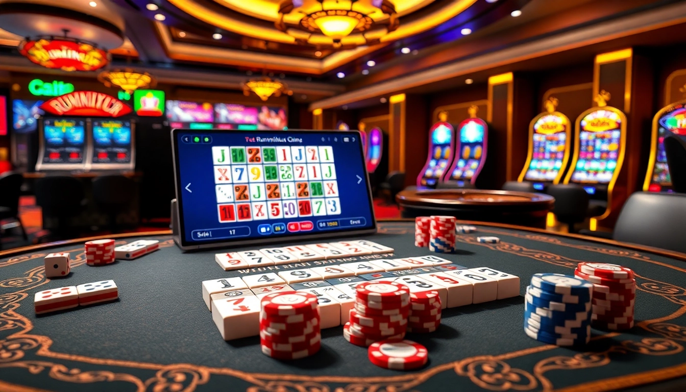 התחברו לרמיקוב אונליין עם אריחים צבעוניים ושטרות פוקר באווירת קזינו יוקרתית.